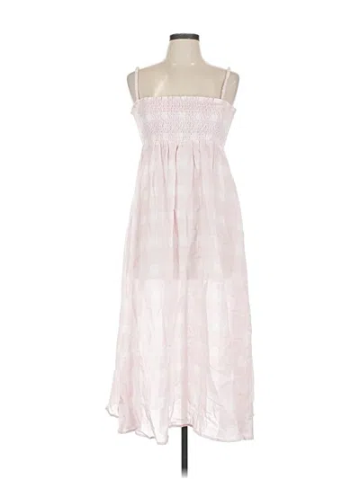 Solid & Striped Casual Dress In Neutral