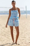 Solid & Striped The Charlie Shorts Americana Stripe In Blue