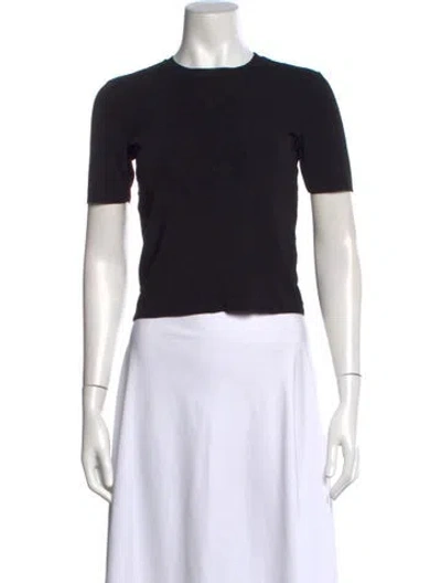Pre-owned Solid & Striped Crew Neck Short Sleeve T-shirt In Black