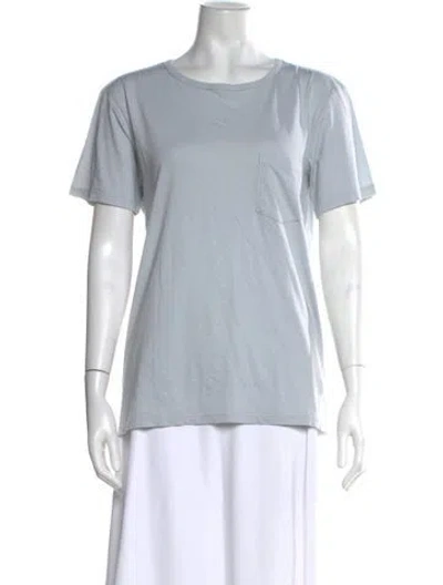 Pre-owned Solid & Striped Crew Neck Short Sleeve T-shirt W/ Tags In Blue
