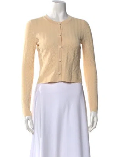 Pre-owned Solid & Striped Crew Neck Sweater W/ Tags In Neutrals