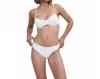 Solid & Striped Daphne Eyelet Bikini Bottom In White In White