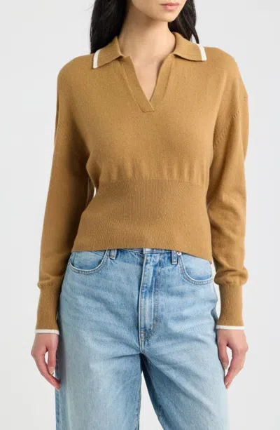 Solid & Striped Fallon Wool & Cashmere Sweater In Brown