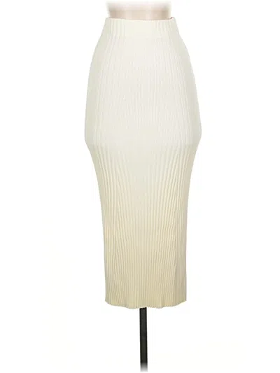 Solid & Striped Formal Skirt In Neutral
