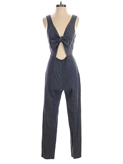 Pre-owned Solid & Striped Jumpsuit In Gray