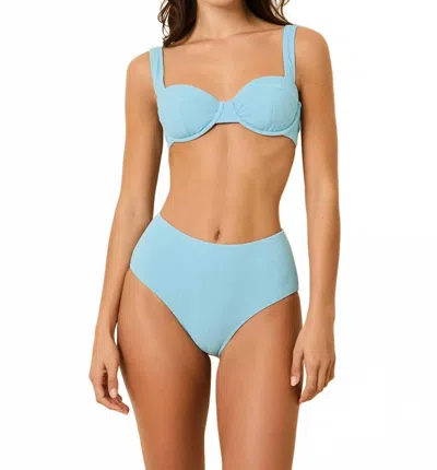 Solid & Striped Lilo Bikini In Cloud Terry In Blue