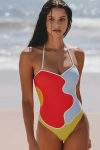 Solid & Striped Lumi One-piece Swimsuit In Multi