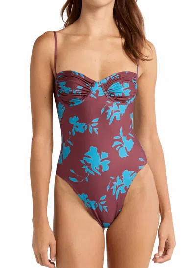 SOLID & STRIPED MARIAN ONE PIECE SWIMWEAR IN MULTI