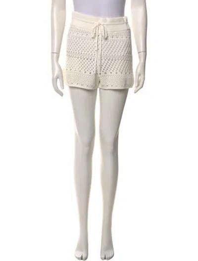 Pre-owned Solid & Striped Mini Shorts In Neutral