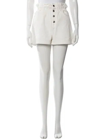Pre-owned Solid & Striped Mini Shorts In Neutral