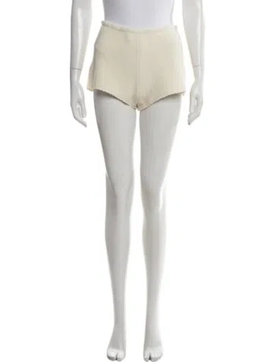 Pre-owned Solid & Striped Mini Shorts In Neutral