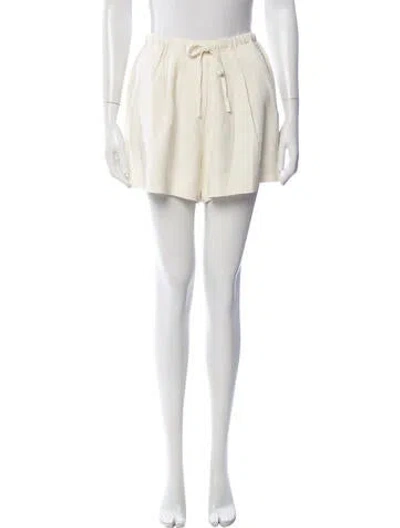 Pre-owned Solid & Striped Mini Shorts In Neutrals