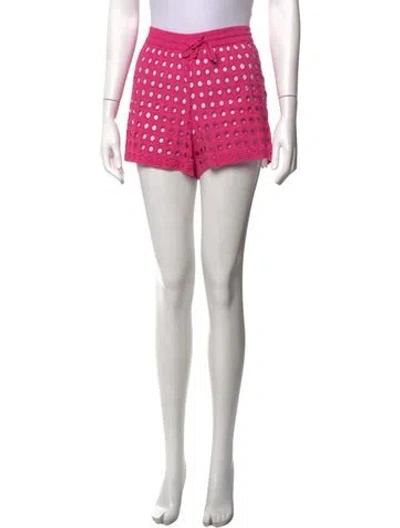 Pre-owned Solid & Striped Mini Shorts In Pink