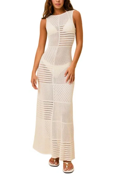 Solid & Striped Morenzo Sleeveless Cover-up Maxi Dress In Brown