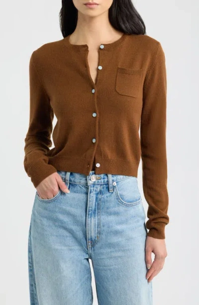 Solid & Striped Noah Cardigan In Brown