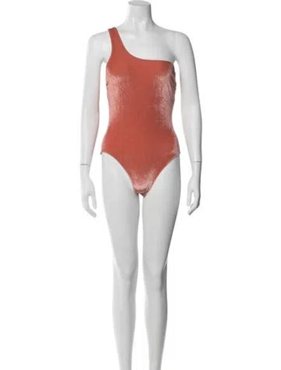 Pre-owned Solid & Striped One-piece In Pink