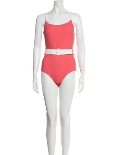 Pre-owned Solid & Striped One-piece In Pink