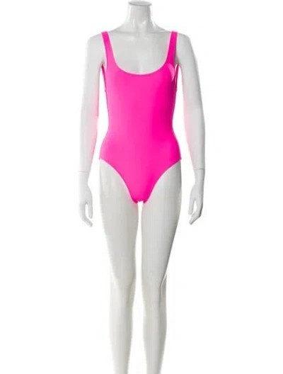 Pre-owned Solid & Striped One-piece W/ Tags In Pink