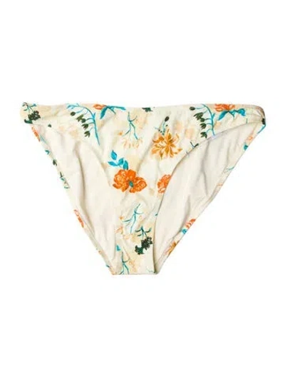 Pre-owned Solid & Striped Printed Bottoms W/ Tags In Neutral