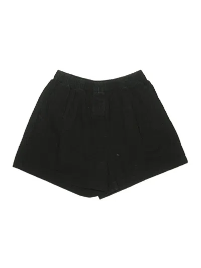 Pre-owned Solid & Striped Shorts In Black