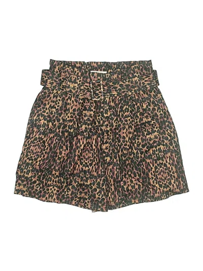 Pre-owned Solid & Striped Shorts In Gold