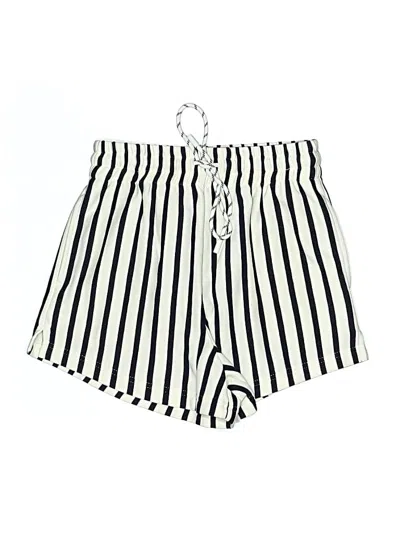 Pre-owned Solid & Striped Shorts In Ivory