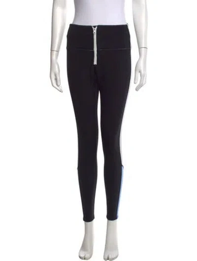 Pre-owned Solid & Striped Skinny Leg Pants In Black