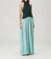 Solid & Striped Soglio Beach Maxi Dress In Evergreen Sky In Green