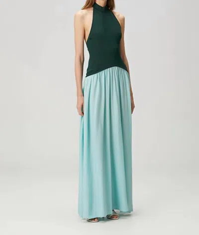 Solid & Striped Soglio Beach Maxi Dress In Evergreen Sky In Green