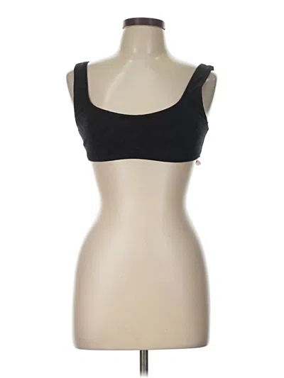 Pre-owned Solid & Striped Sports Bra In Black