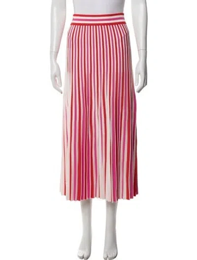 Pre-owned Solid & Striped Striped Midi Length Skirt In Multi