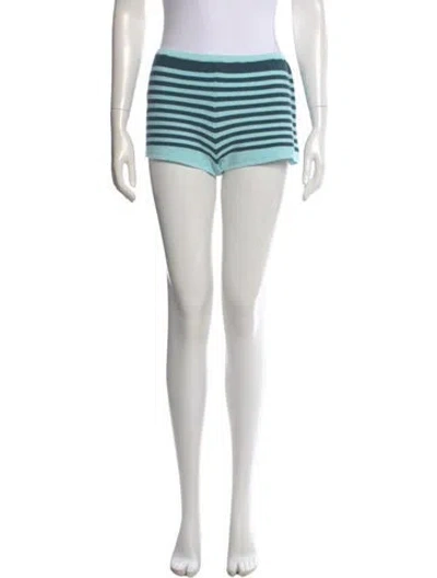 Pre-owned Solid & Striped Striped Mini Shorts In Black