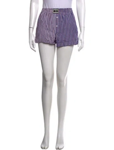 Pre-owned Solid & Striped Striped Mini Shorts In Blue