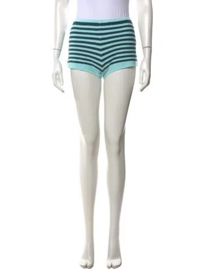 Pre-owned Solid & Striped Striped Mini Shorts In Blue