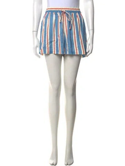 Pre-owned Solid & Striped Striped Mini Shorts In Multicolor