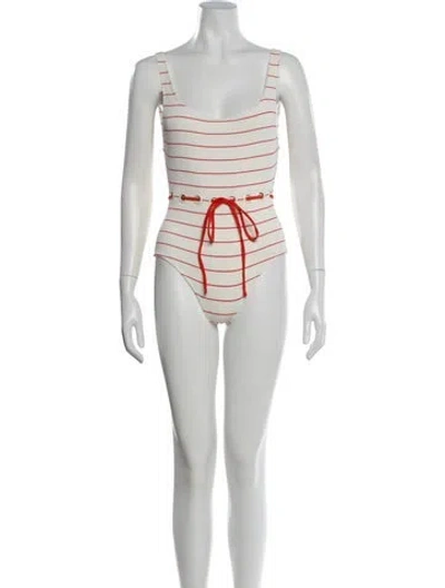 Pre-owned Solid & Striped Striped One-piece W/ Tags