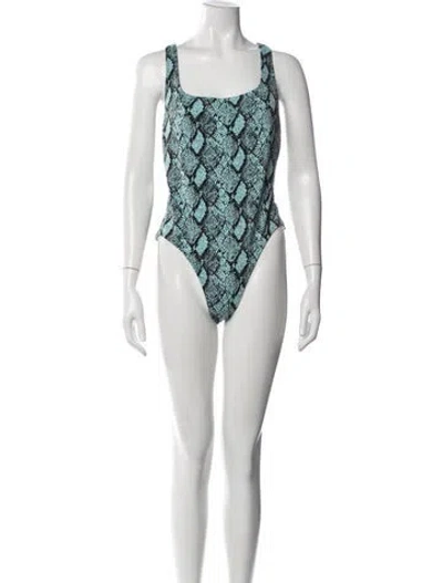Pre-owned Solid & Striped Striped One-piece W/ Tags In Blue