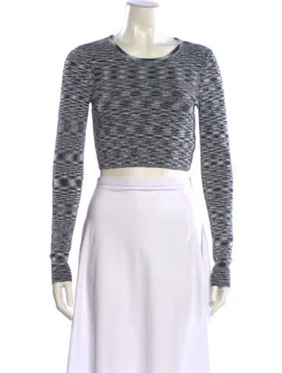 Pre-owned Solid & Striped Striped Scoop Neck Sweater W/ Tags In White