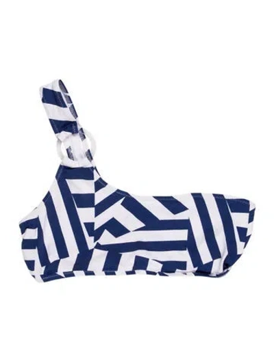 Pre-owned Solid & Striped Striped Top W/ Tags In Blue