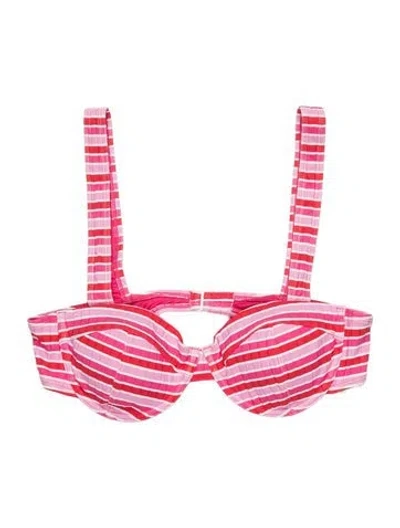 Pre-owned Solid & Striped Striped Top W/ Tags In Pink
