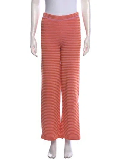 Pre-owned Solid & Striped Striped Wide Leg Pants W/ Tags In Multicolor