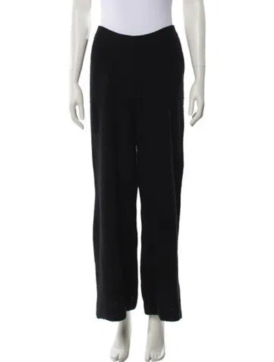 Pre-owned Solid & Striped Sweatpants In Black