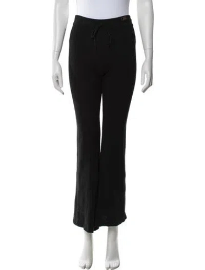 Pre-owned Solid & Striped Sweatpants In Black