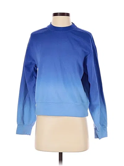 Pre-owned Solid & Striped Sweatshirt In Blue