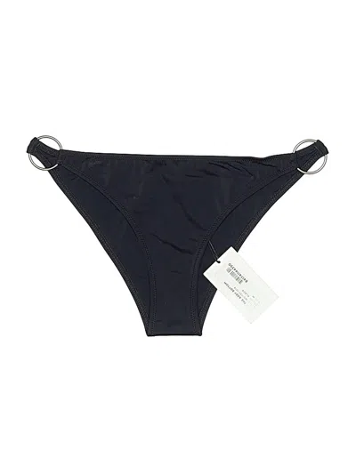 Pre-owned Solid & Striped Swimsuit Bottoms In Black