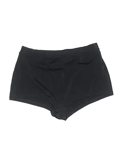 Pre-owned Solid & Striped Swimsuit Bottoms In Black