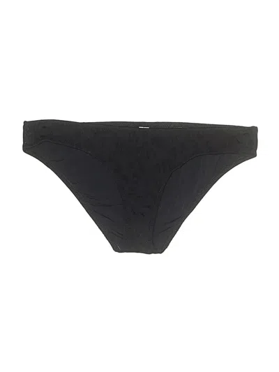 Pre-owned Solid & Striped Swimsuit Bottoms In Black