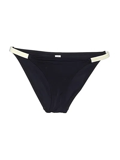 Pre-owned Solid & Striped Swimsuit Bottoms In Black