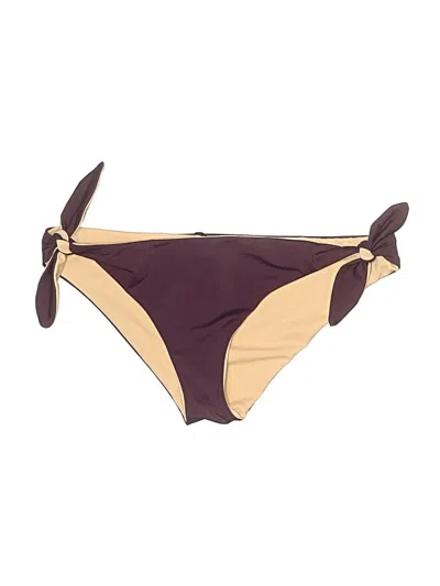 Solid & Striped Swimsuit Bottoms In Brown