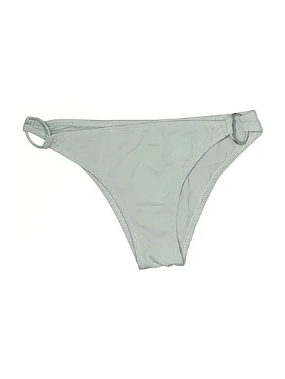 Pre-owned Solid & Striped Swimsuit Bottoms In Gray